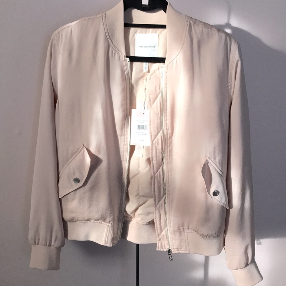 New Avec Les Filles blush pink jacket - Picture 2 of 6